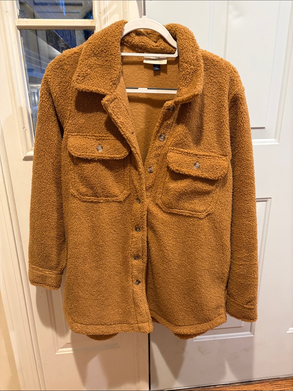 Universal Thread Camel-Tone Faux Sherpa Shacket